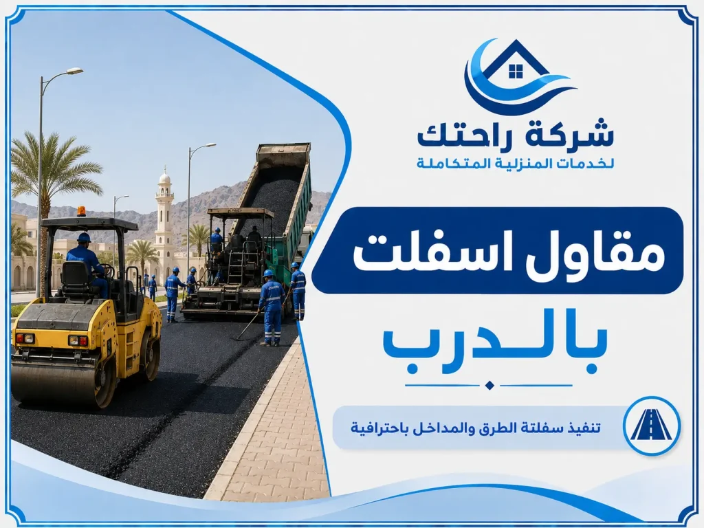مقاول اسفلت بالدرب