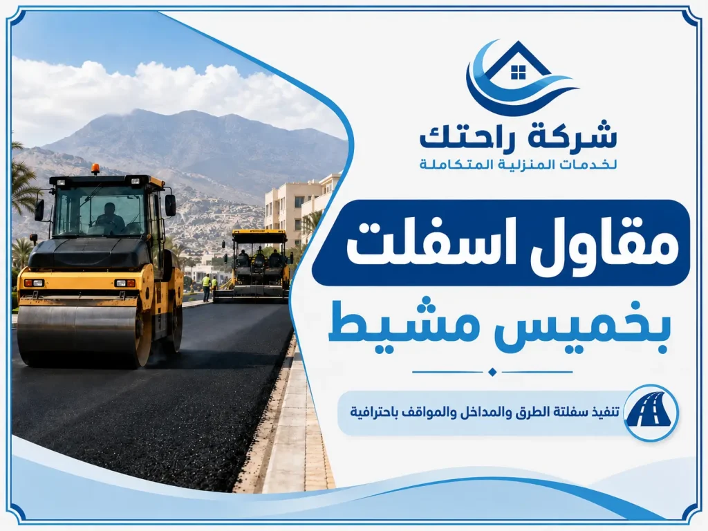 مقاول اسفلت بخميس مشيط
