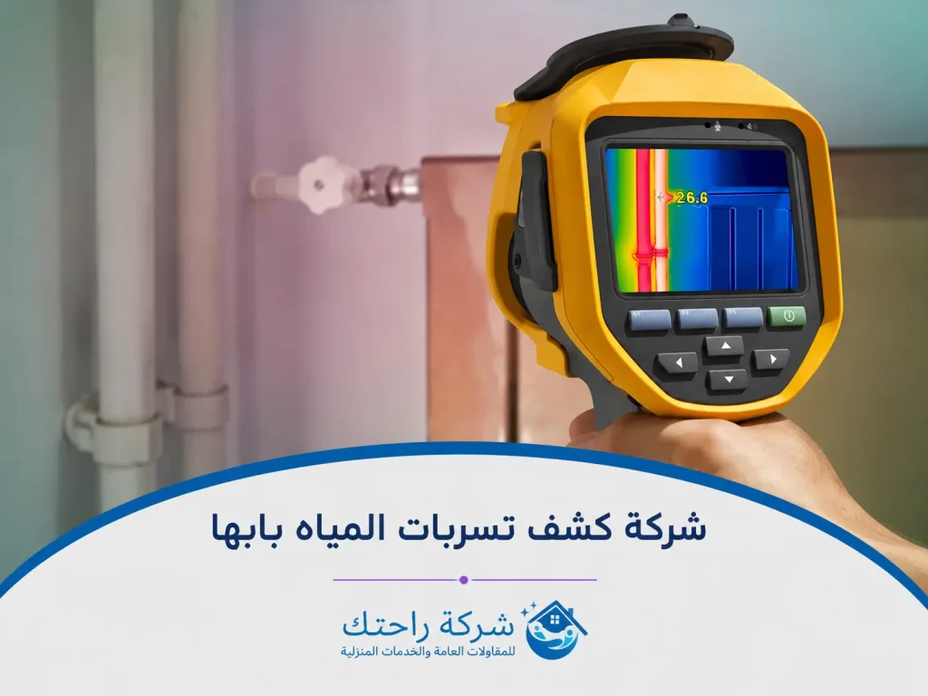 شركة كشف تسربات المياه بابها